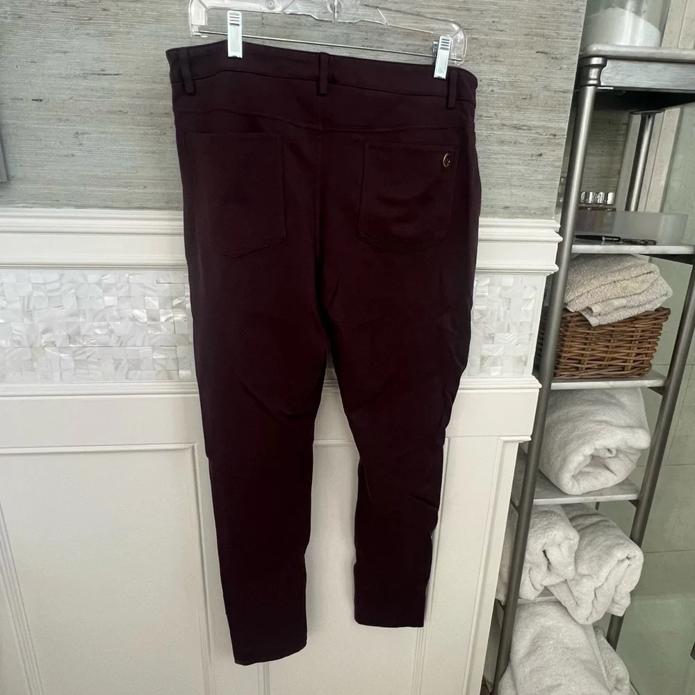 Large Michael kors MK stretchy knit pants brown